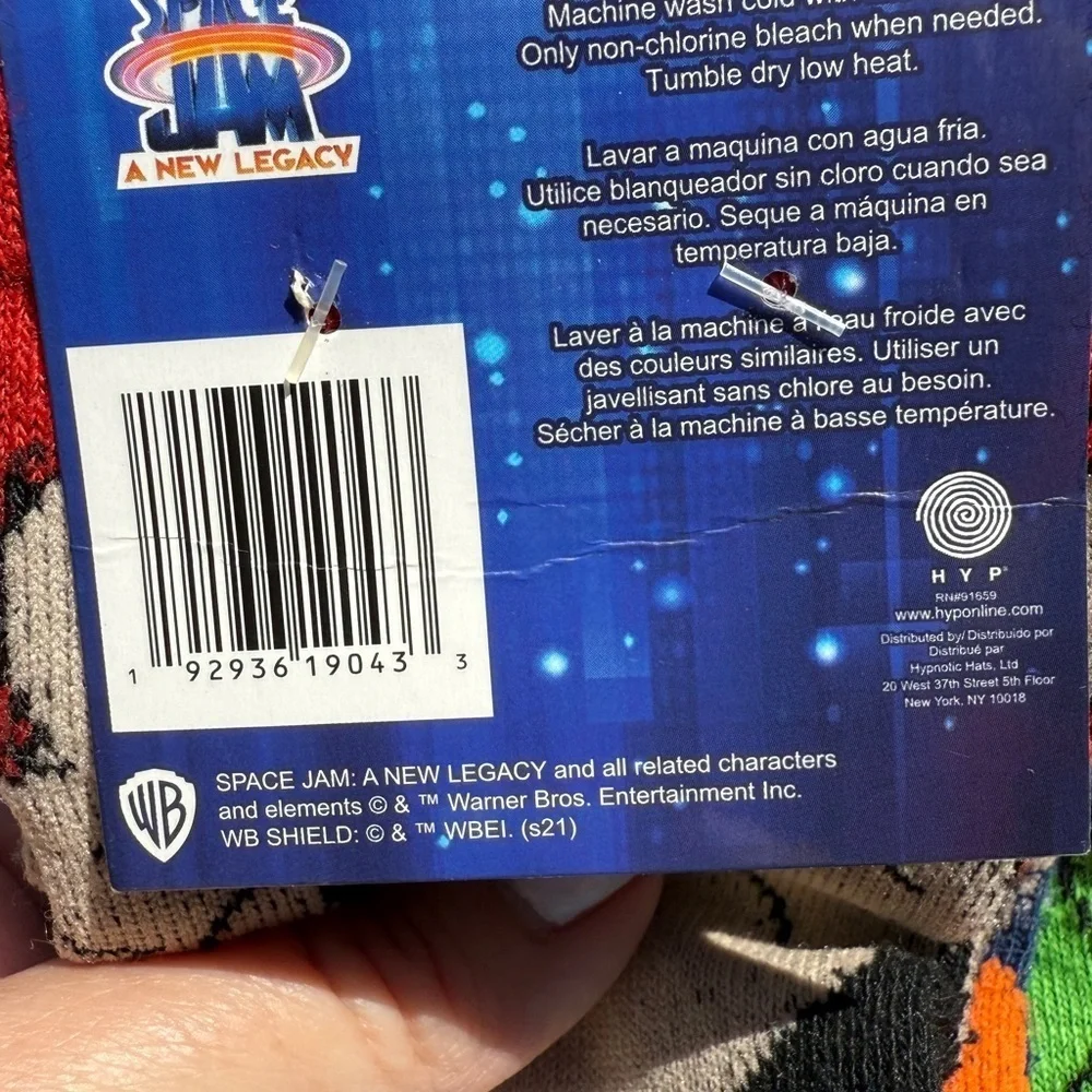 SPACE JAM Tune Squad Men's Socks Sz 6-12 New